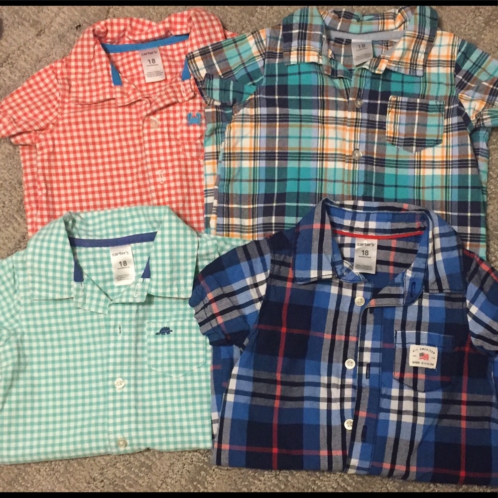 Lot of 4 carters rompers